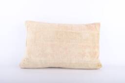 Handwoven Turkish Kilim Lumbar Pillow Bohemian Home Decor - 16x24 Inch - thumbnail 1