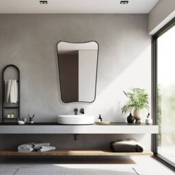 Italian Mirror, Butterfly Vanity Aesthetic Wall Decor Wavy Mirror - Timeless Design For Luxury Homes - thumbnail 2