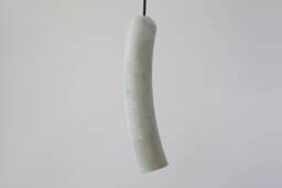 Handmade Curved Concrete Pendant Light Modern Cylinder Chandelier - thumbnail 1