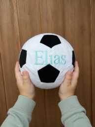 Personalised Plush Football Ball/First Gift - thumbnail 1