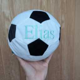 Personalised Plush Football Ball/First Gift - thumbnail 4