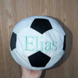 Personalised Plush Football Ball/First Gift - thumbnail 2