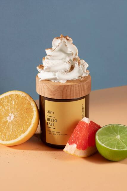 A Vibrant Welcome With Zesty Citrus, Cinnamon Spice, Velvety Vanilla, Carmel & Creamy Custard Handcrafted Soy Candle, Gift - image 1