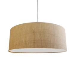 Extra Large Natural Hessian Lampshade With Diffuser - thumbnail 1