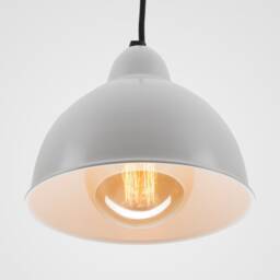 Joel Minimalist Plug-In Pendant Lamp Shade With On/Off Switch White - thumbnail 3