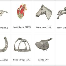 Horse Racing Flip Up Alarm Clock Portable Quartz Movement Shoe Stirrups Birthday Gift Ac - thumbnail 2