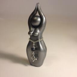 Diana - Artemis Story Goddess Statue - Sculpture, Maiden, Huntress, Moon Goddess, Wisdom, Priestess, Arrow, Story Goddess - thumbnail 2