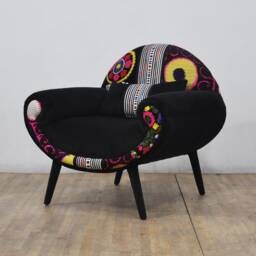 Smiley Armchair - Black Swan - thumbnail 3
