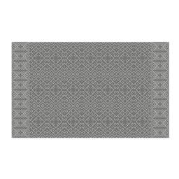 Kilim Rug, Kilim Pattern, Boho Style, Boho Decor, Decorative PVC, Vinyl Mat, Linoleum Rug, Gray, K-310 - thumbnail 2