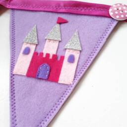 Princess Bunting Personalised Party Fairytale Bedroom Decor Theme Banner Gift Birthday - thumbnail 2