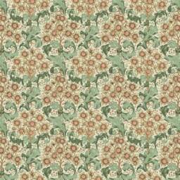 William Morris Orchid Buttercup Floral Lampshade, With Forest Green Interior - thumbnail 2