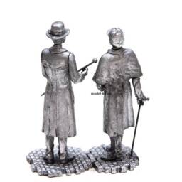 Tin 54mm Sherlock Holmes & Dr. Watson. Sir. Arthur Conan Doyle Stories 132 Scale Metal Figurine - thumbnail 2