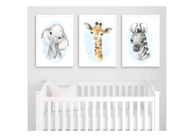 Safari Nursery, Nursery Prints, Decor, Girls Boys Boy - image 1
