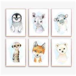 Safari Nursery, Nursery Prints, Decor, Girls Boys Boy - thumbnail 3