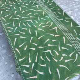 Handcrafted Reversible Cotton Kantha Quilt - Handmade Boho Bedspread With Traditional Indian Stitch Work - thumbnail 4