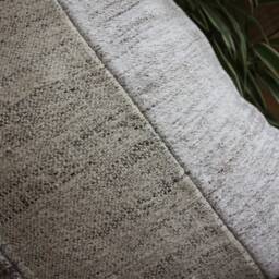 Vintage Handwoven Kilim Cushion Cover - Hemp, Wool & Linen Patchwork, 20-Inch - thumbnail 3