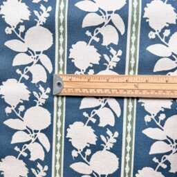 1623. Mirabeau Indigo - Linen/Cotton Cushion Cover - thumbnail 3