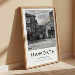 Haworth Village Print Yorkshire Scenic Wall Art - thumbnail 3