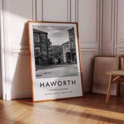 Haworth Village Print Yorkshire Scenic Wall Art - thumbnail 2