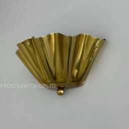 Mid Century Half Flower Wall Sconce Light - Modern Fixture Beautiful For Bedroom, Or Patio Home D??cor - thumbnail 3