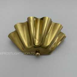 Mid Century Half Flower Wall Sconce Light - Modern Fixture Beautiful For Bedroom, Or Patio Home D??cor - thumbnail 2