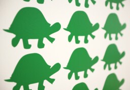 Cute Tortoise Vinyl Wall Art Decals/stickers - Various Colours & Sizes - thumbnail 1