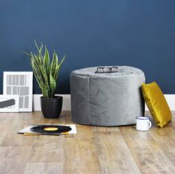Handmade Velvet Stool Bean Bag Chair Adult & Kids Sizes - thumbnail 1