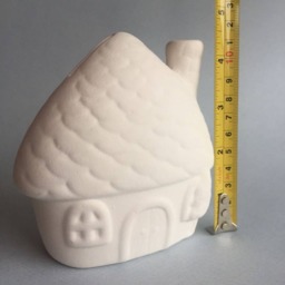 Cash Box, Kids Coin Bank, Ceramic Figurines, Bisque, Ceramic, Money Gift For Kids, Home, House - thumbnail 4