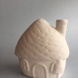 Cash Box, Kids Coin Bank, Ceramic Figurines, Bisque, Ceramic, Money Gift For Kids, Home, House - thumbnail 2