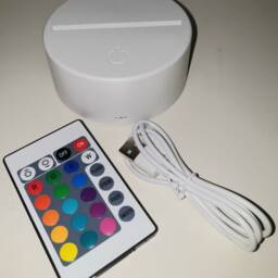 Personalised Rainbow Night Light Color Changing Led Lamp With Remote - thumbnail 4