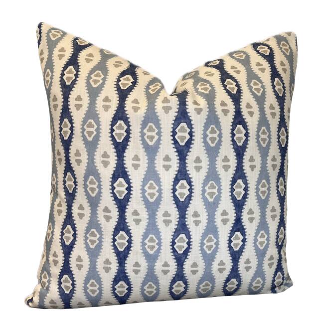 Lee Jofa Elba Print Capri Avondale Collection Cushion Cover Pillow Double Sided - image 1