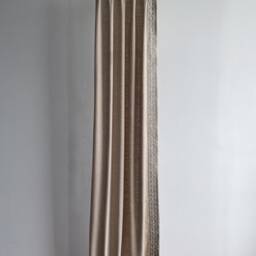 Light Brown Cotton Linen Curtain Panels, Decorative Edge, Custom , Various Sizes, Modern Curtains - thumbnail 2