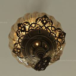 Champagne Hanging Lamp, Light, Morocco Light, Morocco Lighting, Turkish Light, Morocco Lamp, Morocco Pendant, Morocco Lantern, Turkey Lamp - thumbnail 3