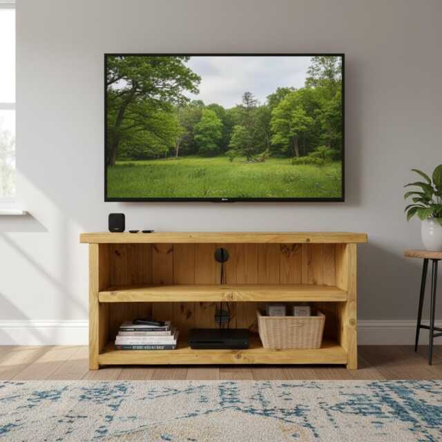 Rustic Handmade Corner Tv Stand/Unit/ Tv Display - image 1
