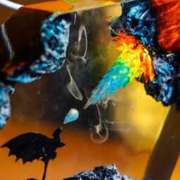 Toothle.ss & Light Fury Lamp, Night Dragon Diorama Epoxy Httyd Resin Unique Gift For Lover, Gift Her - thumbnail 2