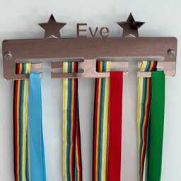 Personalised Name Medal Hanger - Gloss Colours, Custom & Colour - thumbnail 3