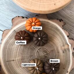 Mini Pumpkin Candles/Decor Thanksgiving Halloween Decoration Fall Home Autumn Candle - thumbnail 3