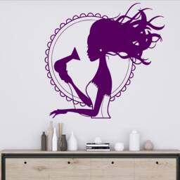 Hair Salon Wall Decal Stylist, Barber Shop Decor 2911 - thumbnail 3
