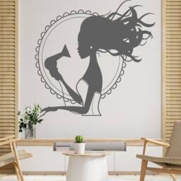Hair Salon Wall Decal Stylist, Barber Shop Decor 2911 - thumbnail 2