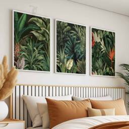 Henri Rousseau Floral Set Of 3 Posters, Boho Wall Print, Botanical Art, Tropical Decor, Jungle Aesthetic, Art - thumbnail 3
