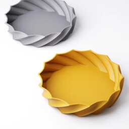 Catchall Bowl - Spiral Ridge Design Key & Coin Tray Custom Colours - thumbnail 3
