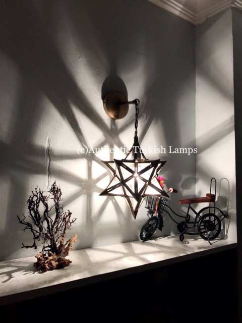 Star Lamp, Wall Light, Wall Sconce, Morocco Light, Morocco Lighting, Turkish Light, Morocco Lamp, Moravian Lamp, Moravian Star Light - image 1