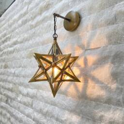 Star Lamp, Wall Light, Wall Sconce, Morocco Light, Morocco Lighting, Turkish Light, Morocco Lamp, Moravian Lamp, Moravian Star Light - thumbnail 2