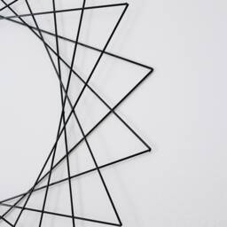 Modern Metal Geometric Retro Home Wall Decor Minimalist Mid Century Abstract Art Sculpture Made By Geometrix - thumbnail 4