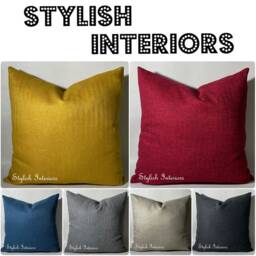 Hi-Quality Handmade Herringbone Tweed Reversible Bed Cushion Cover Sofa Pillowcase