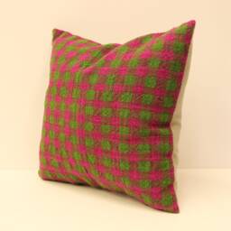 16x16 Turkish Kilim Pillow Cover Handmade Home Living Design Boho Vintage Rustic Throw Pillov Covers Old Cushion 4Kf-74 - thumbnail 3