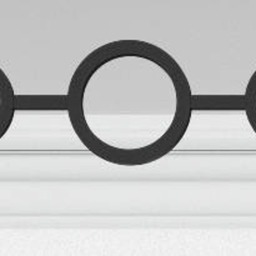 Custom Metal Window Valance, Decorative Cornice, Treatments, Decor - thumbnail 2