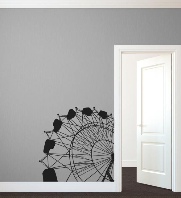 Ferris Wheel Corner Wall Decal - Circus Carnival Nursery Decor - image 1