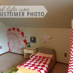 Ferris Wheel Corner Wall Decal - Circus Carnival Nursery Decor - thumbnail 2