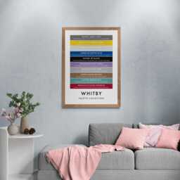Whitby Funny Colour Palette Print, Poster Wall Art - thumbnail 2